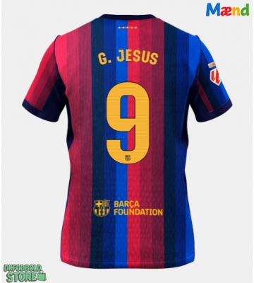 Barcelona Gabriel Jesus #9 Replika Hjemmebanetrøje 2026-27 Kortærmet